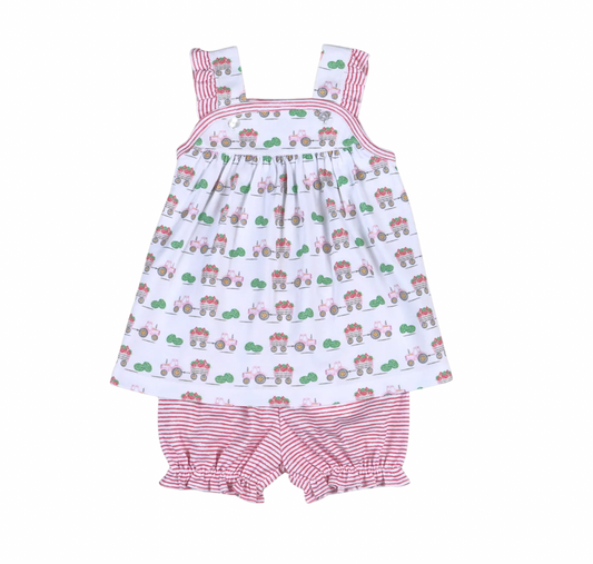 Tractors and Melons Bloomer Set