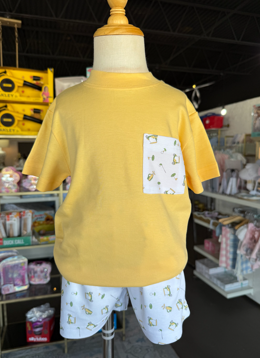 Mini Golf Print Short Set