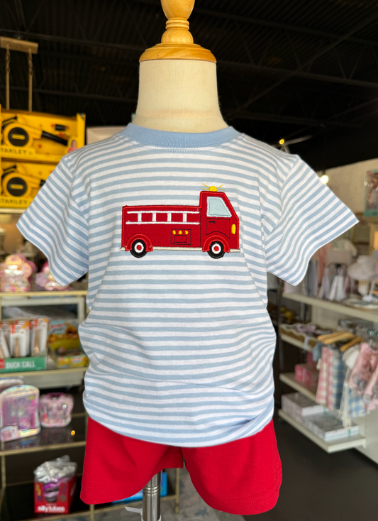 Red Jersey Short