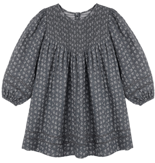 Selene Dress in Heart Ditsy