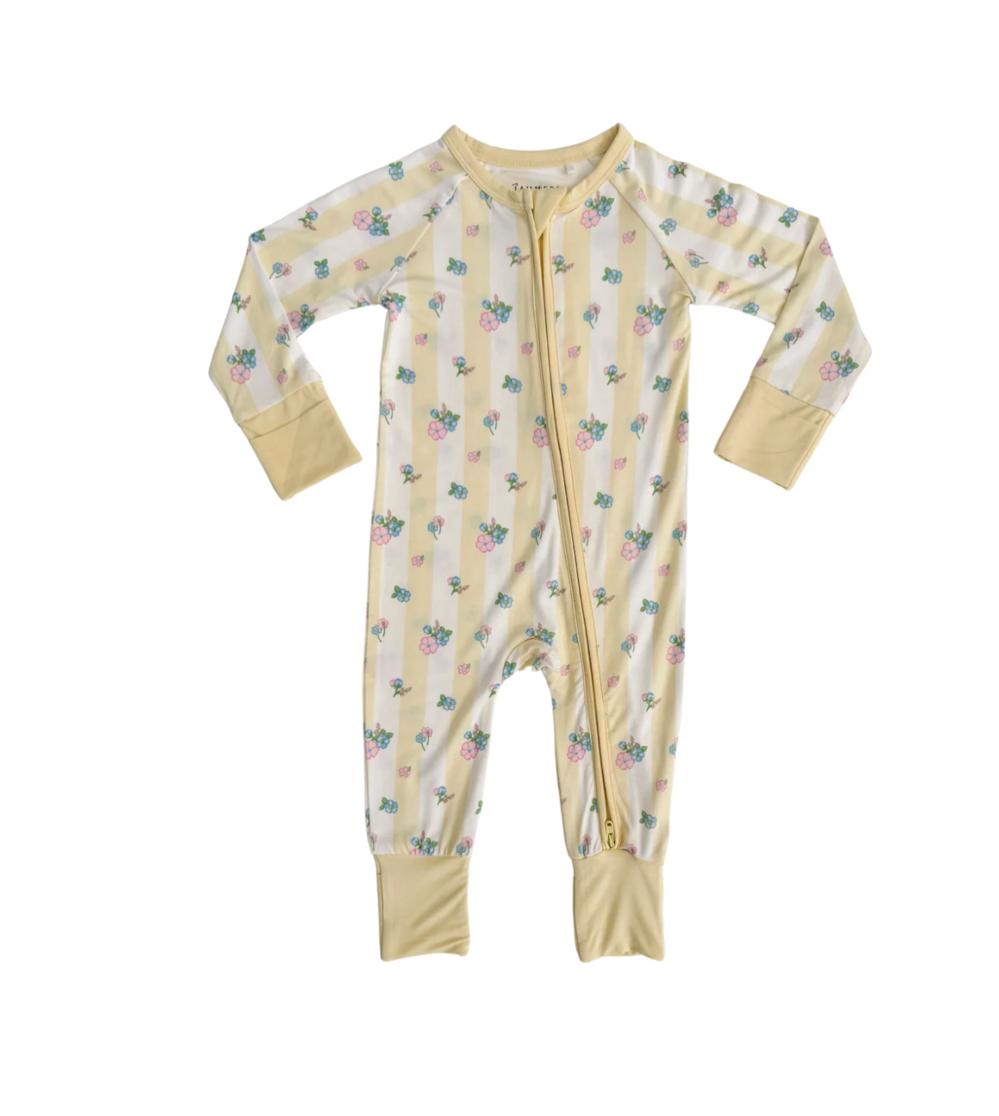 Harper Zipper Footie Romper