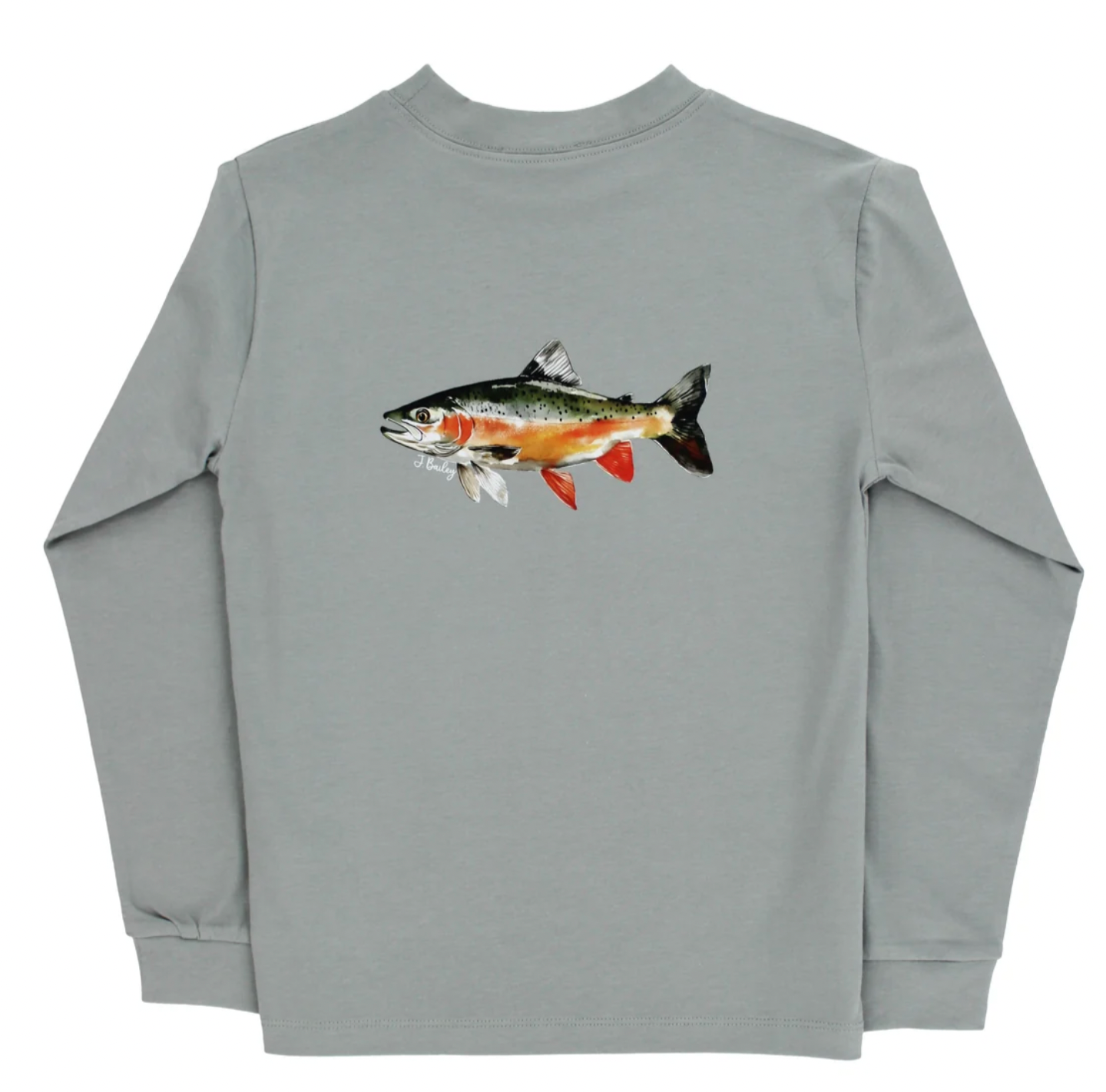 LS Logo Tee Trout on Limestone