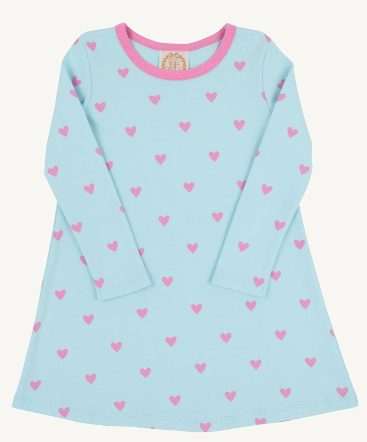 LS Polly Play Dress Heavy Weight in  Heart Eyes