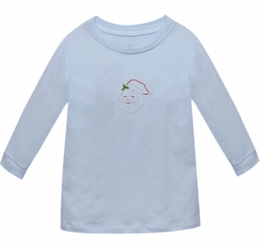 Santa Embroidered Shirt