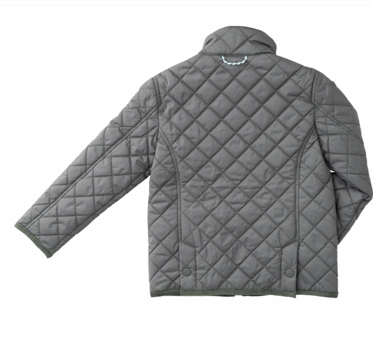 Quilted Barn Jacket In Fly Fishing Green
