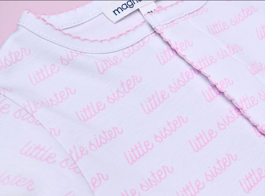 Little Sister Printed Footie