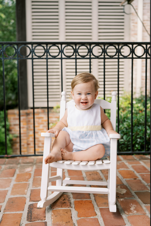 Hollis Bubble in Baldwin Blue Buffalo Check