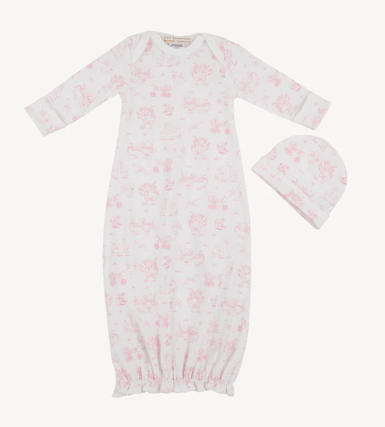 Adorable Everyday Set- Sir Proper's Sweet Arrival (Hamptons Hot Pink) with Worth Avenue White