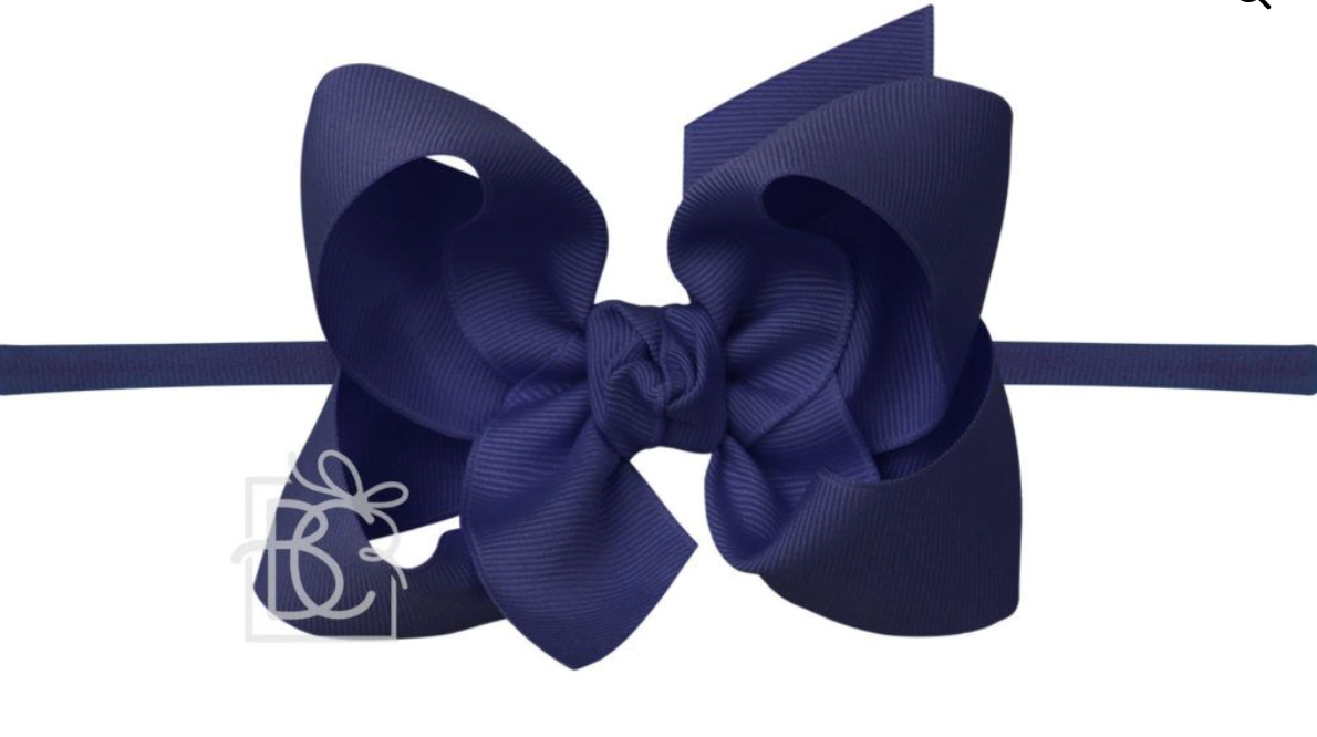 Large Plain Headband Bow - 4.5"