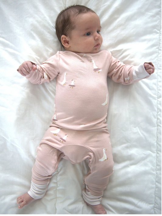 Convertible Pajamas in Tutu Goose