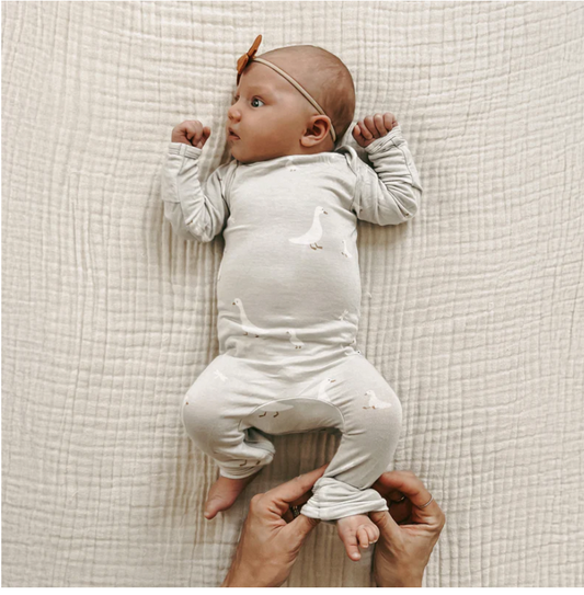 Convertible Pajamas in Goose