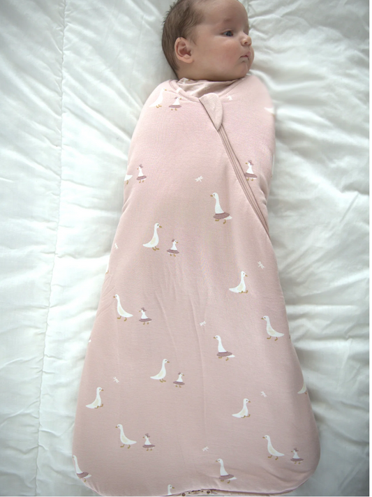 Swaddle Sleep Sack in Tutu Goose