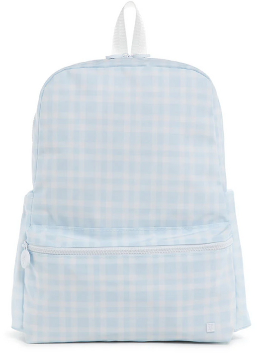 TRVL BACKPACKER - BACKPACK PIMLICO PLAID BLUE