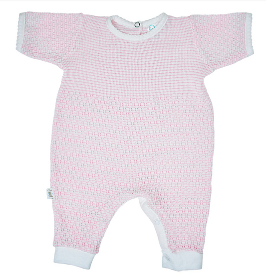 Paty Knit Romper with Pima Binding