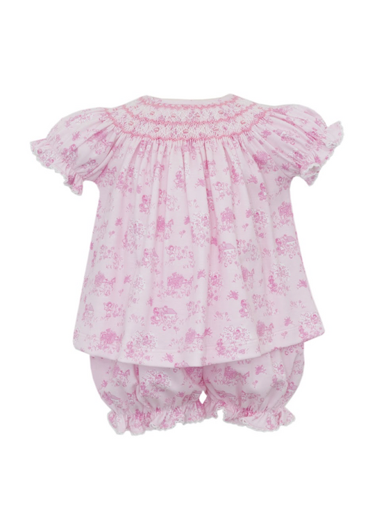 French Toile Bloomer Set
