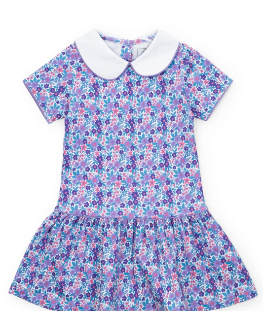 Libby Girl's Dress in Blackberry Floral
