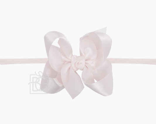 Large Satin Headband Bow - 4.5"