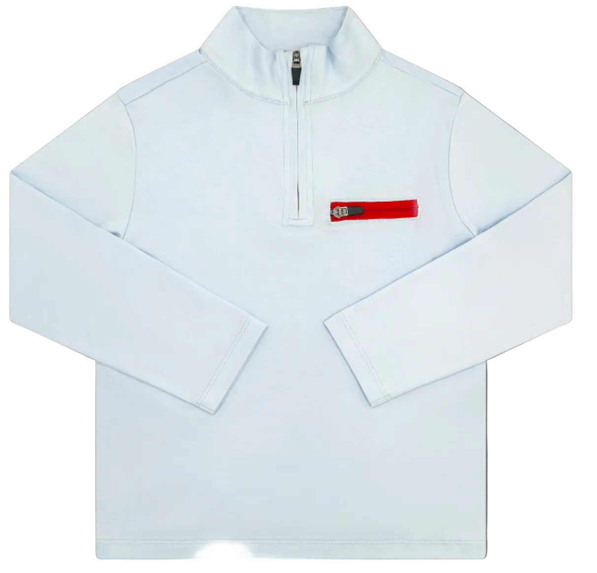 Hudson Half Zip in Palmer Blue