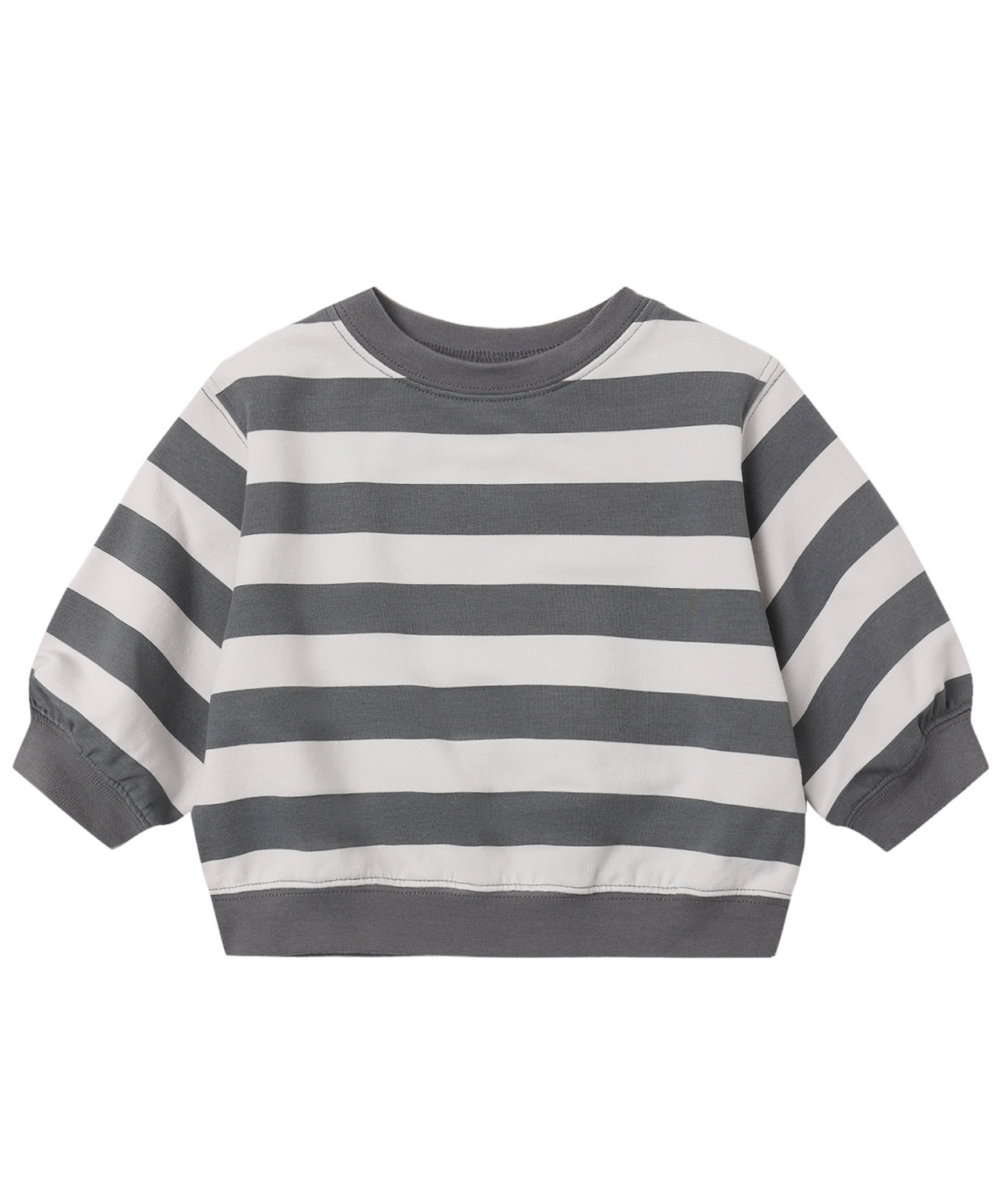 Oversized Crew Sweatshirt - Midnight Stripe