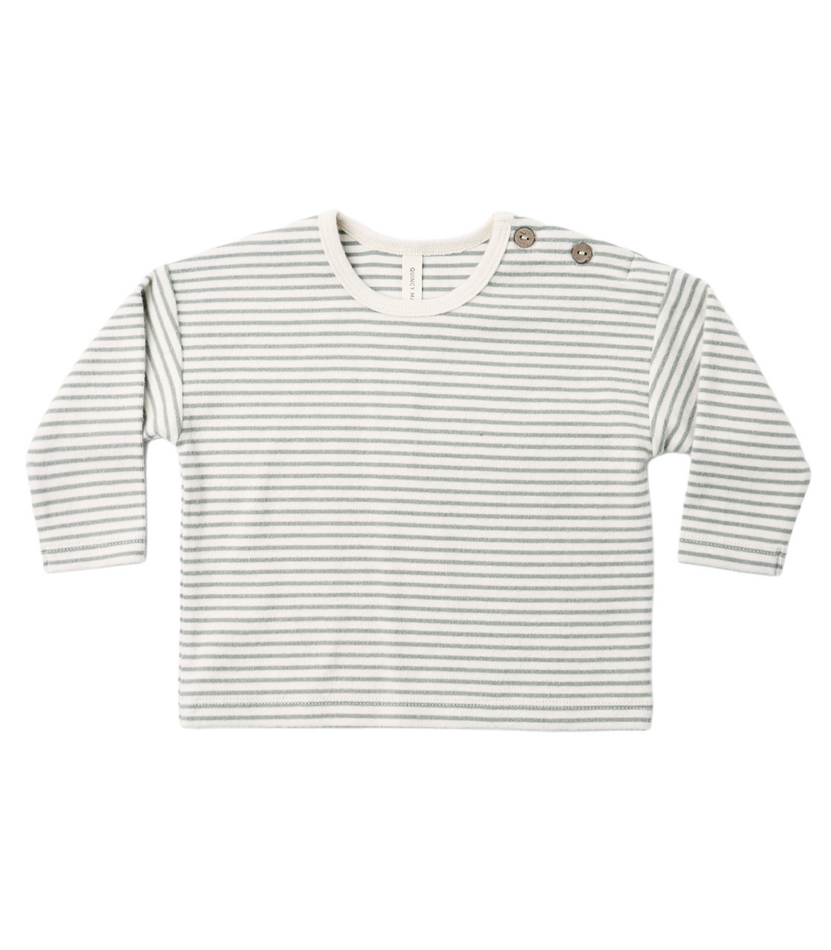 Long Sleeve Tee Set - Laurel Microstripe