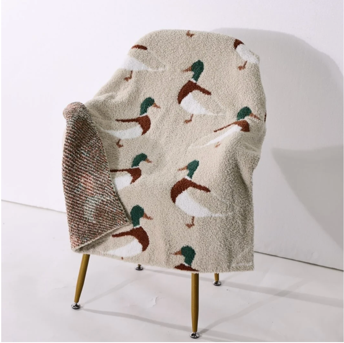 Chenille Blanket - Mallard