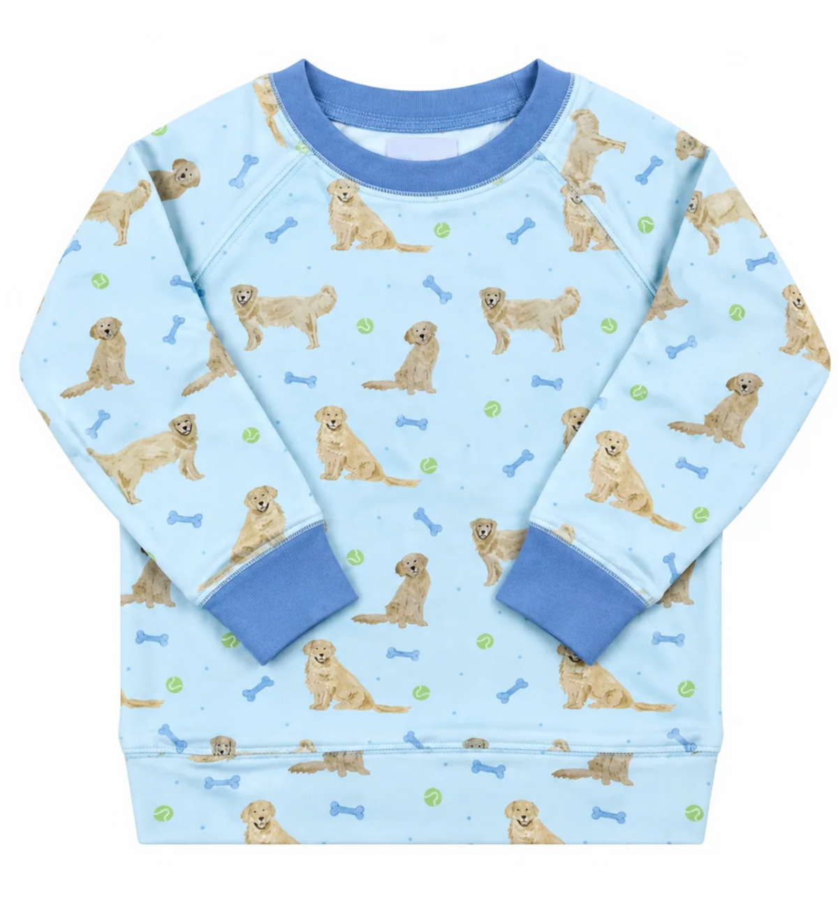 Campbell Crewneck in Puppy Pals