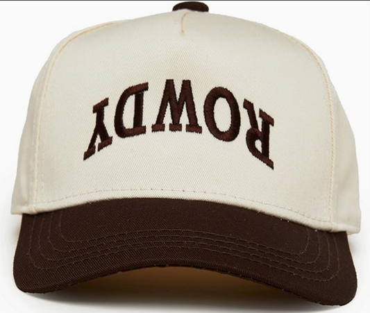 Upside down Rowdy Hat