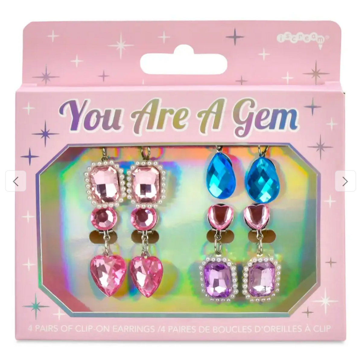 You're A Gem Clip On Earring Set