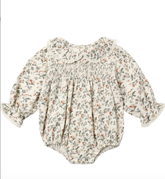 Callie Romper in Holiday Floral