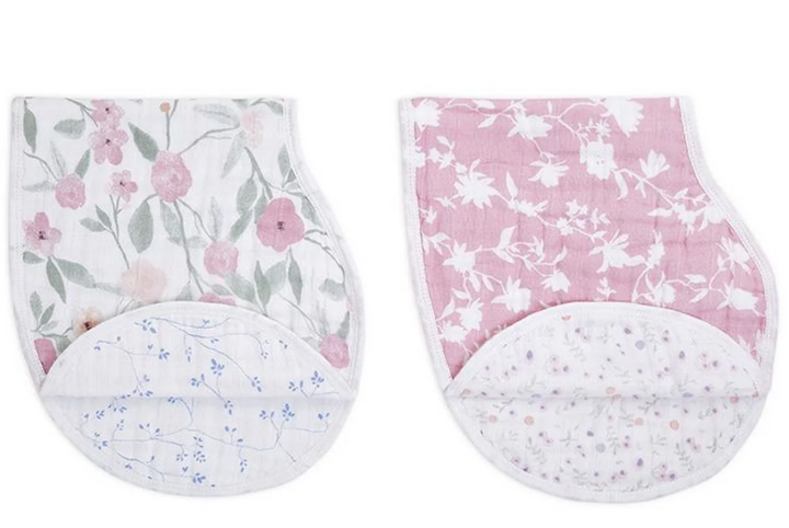 Aden+Anais ORGANIC COTTON BURPY BIBS 2 PACK