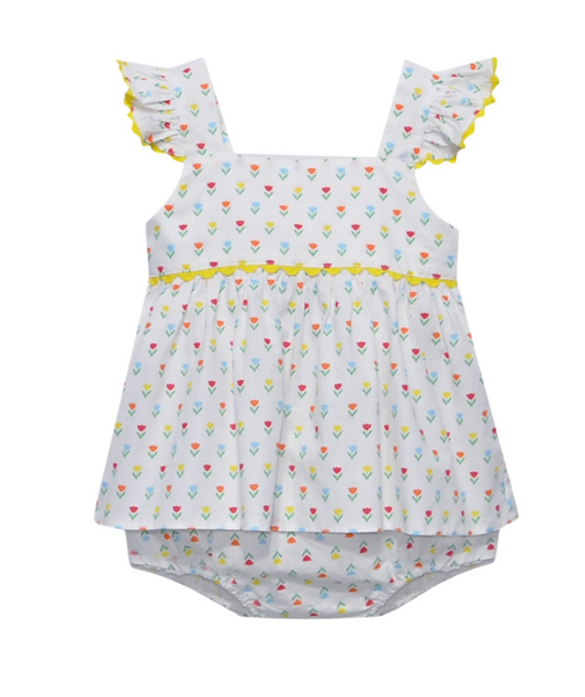 Yellow Flower Clementine Bloomer Set - Tiny Tulips