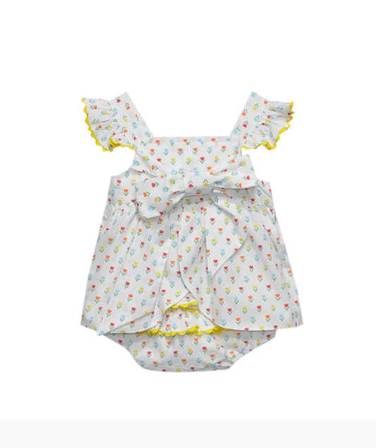 Yellow Flower Clementine Bloomer Set - Tiny Tulips