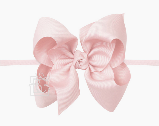 Medium Plain Headband Bow - 3.5"